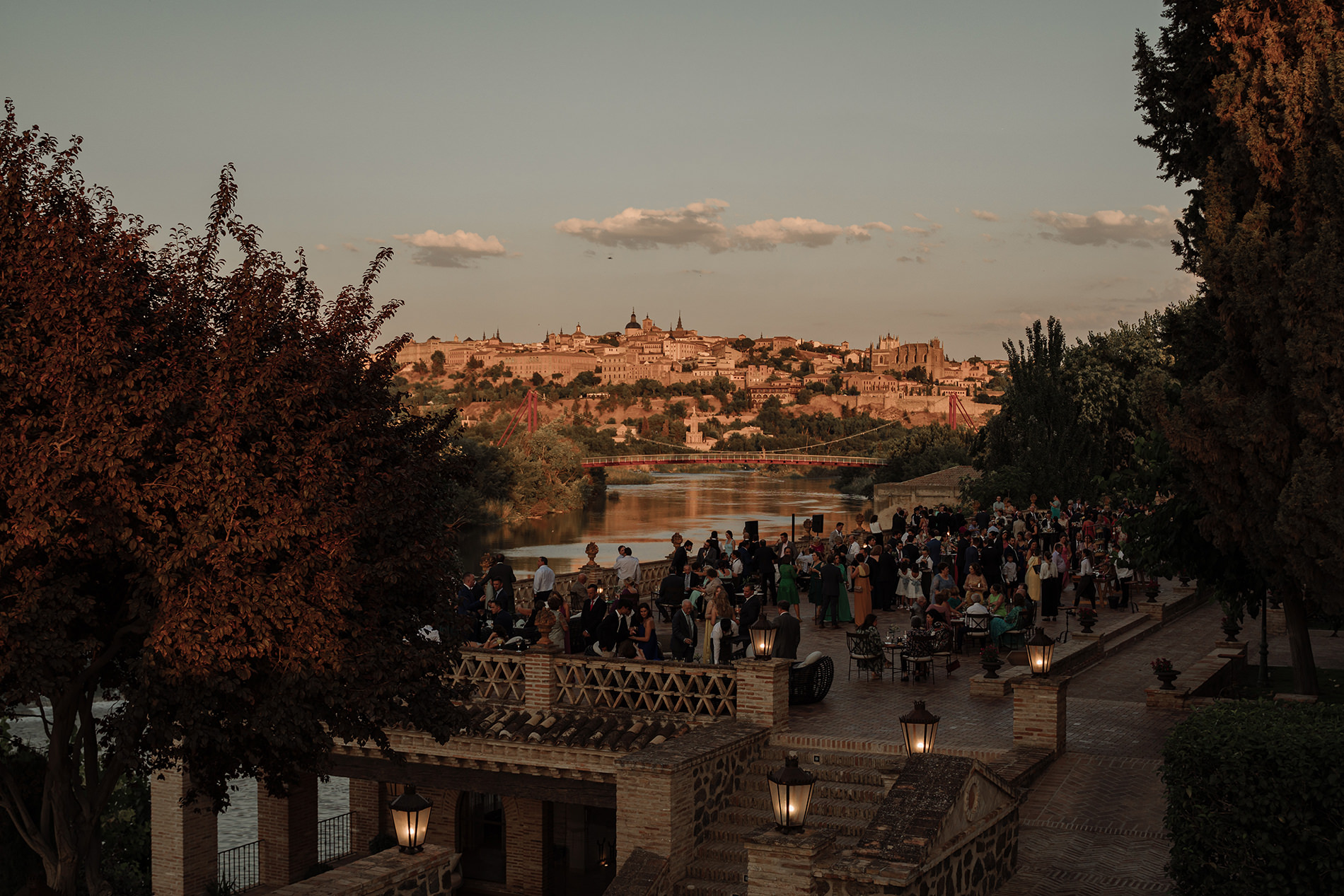 Fotos de boda documentales en el Cigarral del Ángel, Toledo.