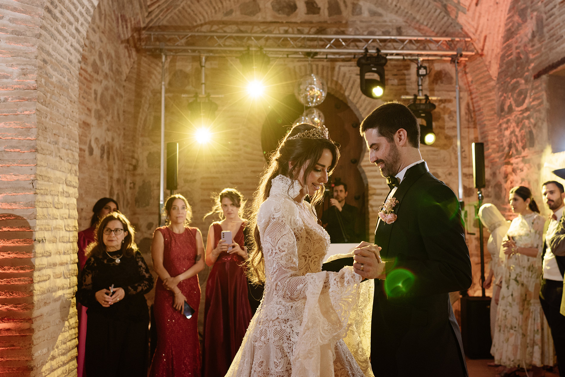 Boda en Palacio de Galiana — celebración y momento real